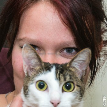 séance a domicile, modele Manon et son chat. photo a titre privé.